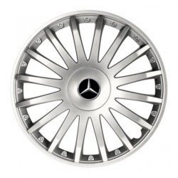 Mercedes 16 CRYSTAL ezüst kerékabrosz