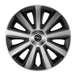 Kupak Opel 16 Aviator carbon silver&black