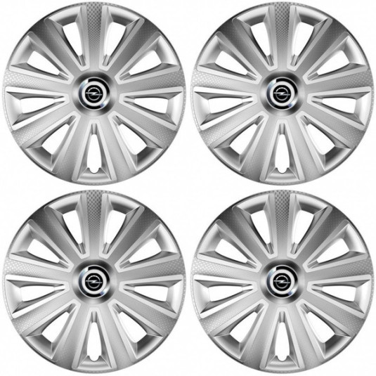 Kupak Opel 16 Aviator carbon RC 16 silver-hez