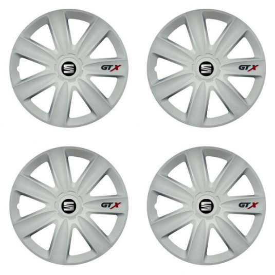 Kerékabroncslezáró SEAT 16 GTX carbon white