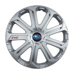 Subaru 14 Evo silver kerékabroncstakaró