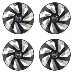 14" Vector RC felnitokok Subaru-hoz, fekete és ezüst