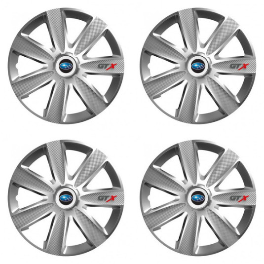 Kupak Subaru 15 GTX CARBON ezüst