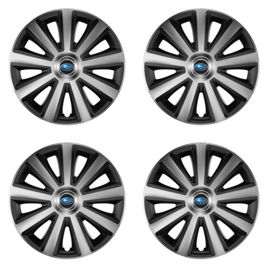 Kupak Subaru 16 Aviator carbon silver&black