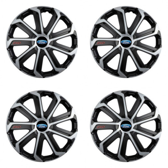 Kupak Ford 14 Evo black&silver