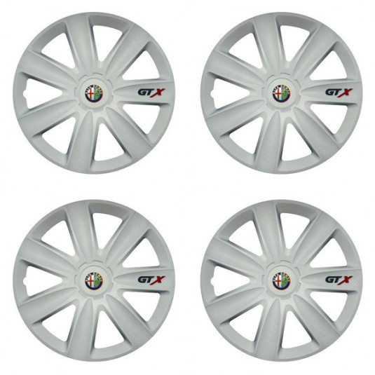 Kupakrendszer Alfa Romeo 14 GTX carbon white