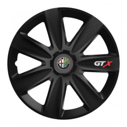 Kerékagy sapkák az Alfa Romeo 14 GTX CARBON black számára