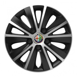 Kerékközépcsapok Alfa Romeo 14 RAPIDE ezüst és fekete