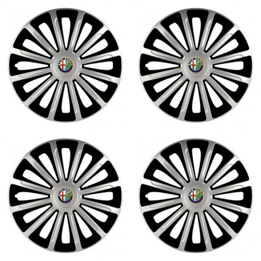Kupak Alfa Romeo 15 TREND ezüst és fekete