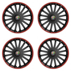 Alufelni sapkák Alfa Romeo 15 CRYSTAL RO black