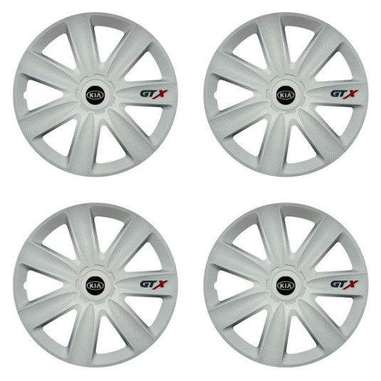 Kupaktartók a Kia számára (régebbi logó) 14 GTX carbon white