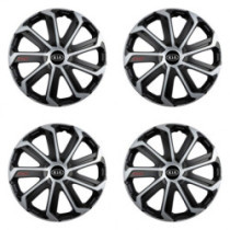 Kupak Kia (régebbi logó) 14 Evo black&silver