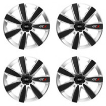 Kupakók Kia-hoz (régebbi logó) 14 GTX CARBON silver/black