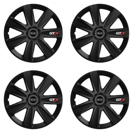 Kupak Kia (régi logó) 16 GTX CARBON black