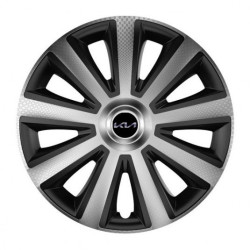 Kupakok a Kia (új logó) 14 Aviator carbon silver&black számára