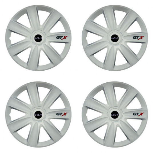 Kerékközép Kia (új logó) 15 GTX carbon white