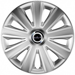 Felni díszítés Kia (új logó) 16 Aviator carbon RC 16 silver