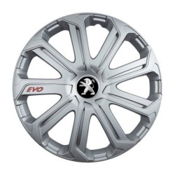 Kupak Peugeot (régebbi logó) számára 15 Evo silver