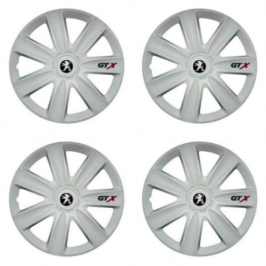 Kupaktok Peugeot (régebbi logó) 16 GTX carbon white számára