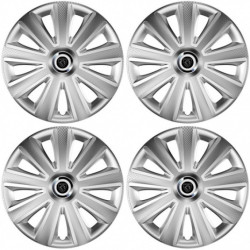 15 Aviator carbon silver Felnikupak Peugeot (új logó) számára