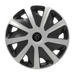 Felniborítók Peugeot (új logó) furgonokhoz 16 Craft ezüst és fekete