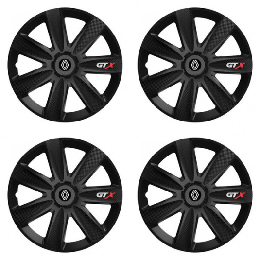 Kupaktartók Renault (új logó) 15 GTX CARBON fekete