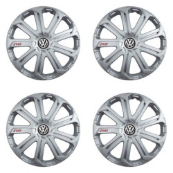 Kerékpárfedélyek VW-hez (fekete) 14 Evo silver