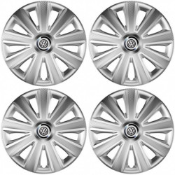 Dísztárcsák VW számára (fekete) 14 Aviator carbon RC silver