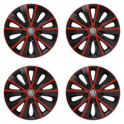 Felniközépek VW-hez (fekete) 14 RAPIDE red and black
