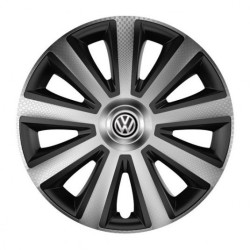 Dísztárcsák VW-hez (fekete) 15 Aviator carbon silver&black