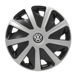 Kupak VW-hez (fekete) furgonokhoz 15 Craft ezüst és fekete
