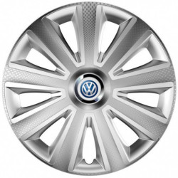 VW féldíszgömb (kék) 14 Aviator carbon RC silver