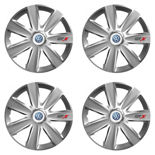 Kupakok a VW (kék) 14 GTX CARBON silver számára