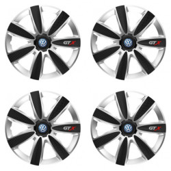 VW (kék) 15 GTX CARBON ezüst/fekete lökhárítóvédők