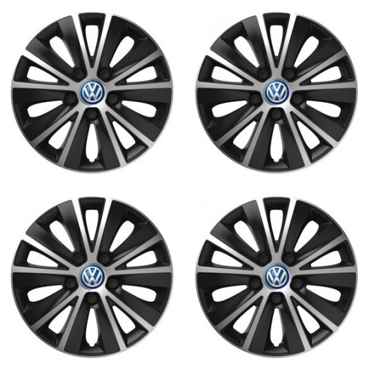 Dísztárcsák VW (kék) 15 RAPIDE ezüst és fekete