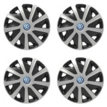 Puklice VW (kék) furgonokhoz 15 Craft silver and black