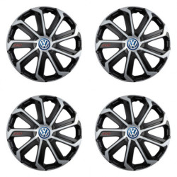 Kupaktáblák VW-hez (kék) 16 Evo black&silver