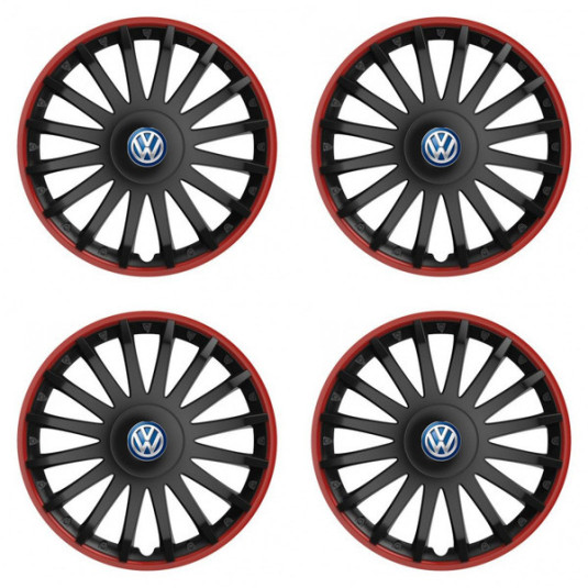VW (kék) 16 CRYSTAL RO black kupak