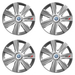Kupaktok VW-hez (kék) 16 GTX CARBON silver