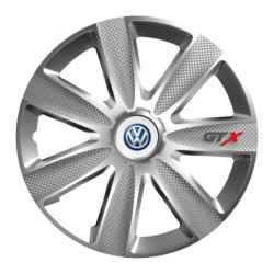 Kupaktok VW-hez (kék) 16 GTX CARBON silver