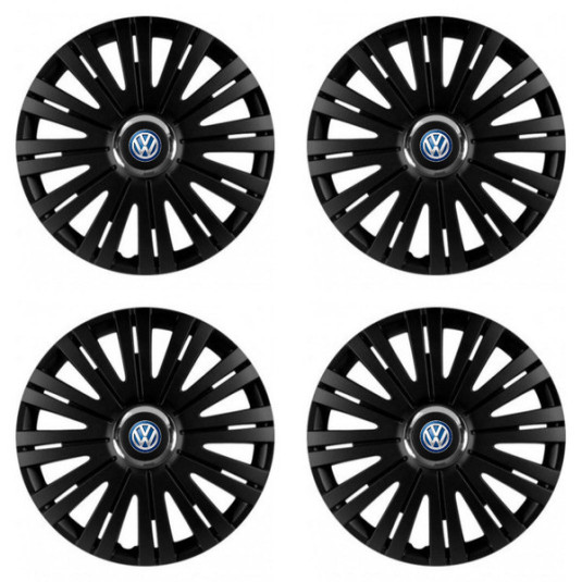 Kupak VOLKSWAGEN-hez (kék) 16 ACTIVE RC BLACK