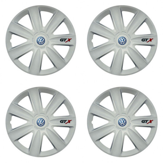Felniközepek VW (kék) 17 GTX carbon white