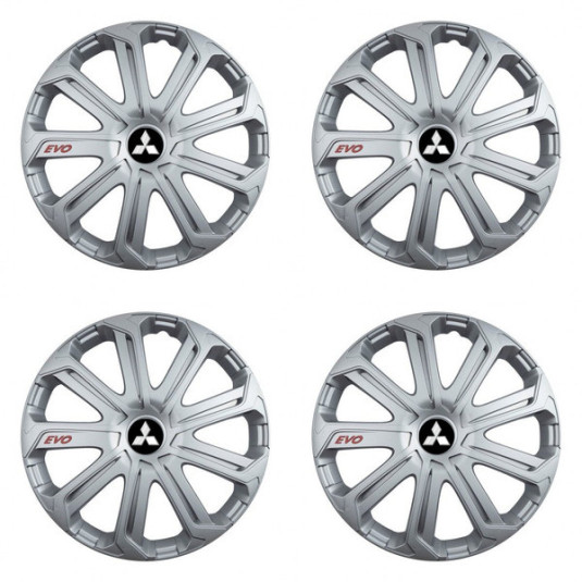 14 Evo silver dísztárcsa Mitsubishi-hez (ezüst)