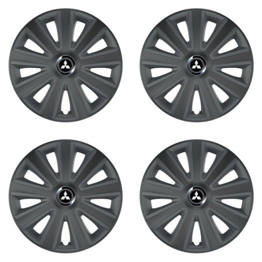 Kupak Mitsubishi-hez (ezüst) 14 Aviator carbon RC grafite