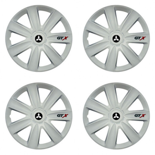 Felniközépek Mitsubishi-hoz (ezüst) 15 GTX carbon white