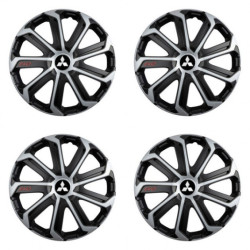 Kupaktartók Mitsubishi számára (ezüst) 15 Evo black&silver
