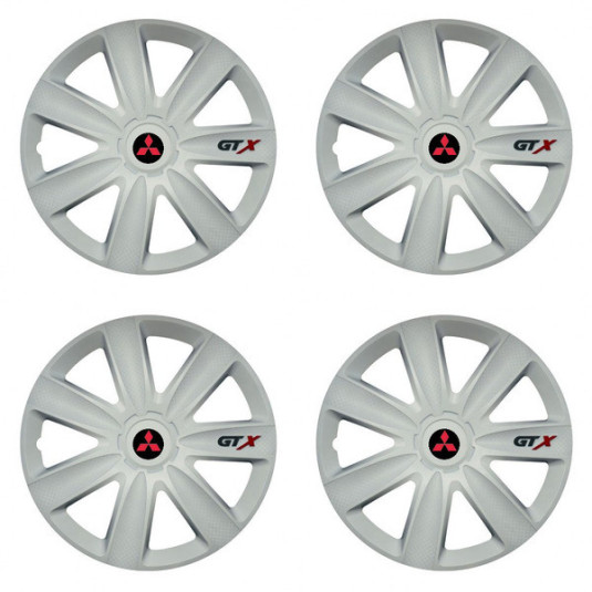 Kupak a Mitsubishi-hez (piros) 14 GTX carbon white