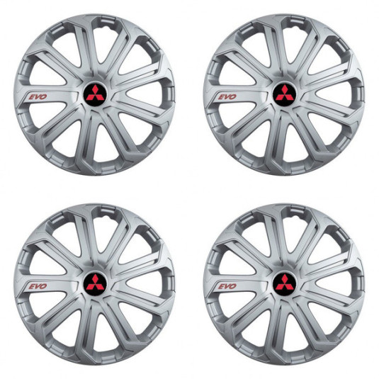 Kupak Mitsubishi számára (piros) 14 Evo silver
