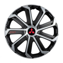 Kupak Mitsubishi-hez (piros) 14 Evo black&silver
