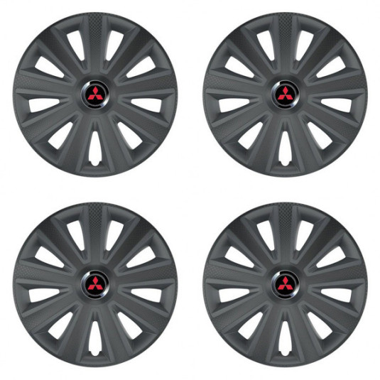 Kupak Mitsubishi számára (piros) 14 Aviator carbon RC grafitszürke